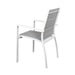 Torrens Outdoor Dining Chair - White/Grey