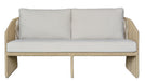 Murano Outdoor Wicker 2 Seater Sofa - Cream