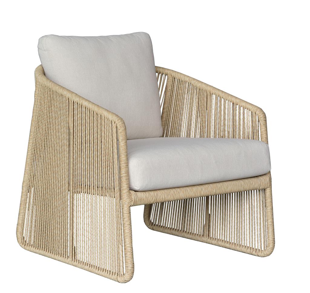 Murano Outdoor Wicker Armchair - Cream