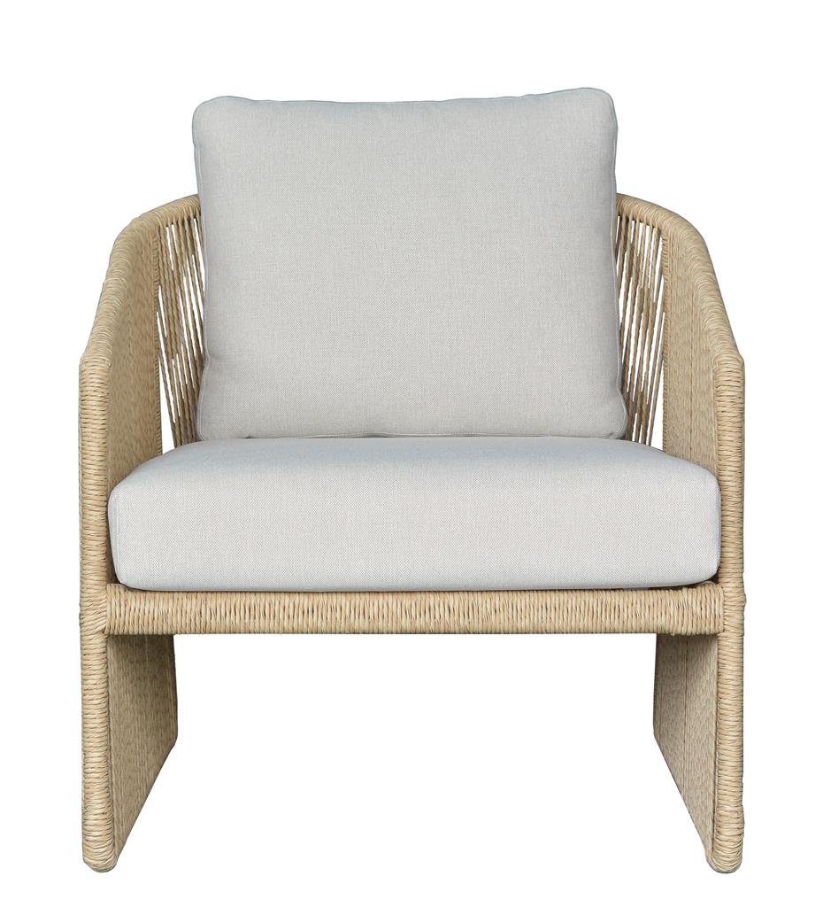 Murano Outdoor Wicker Armchair - Cream