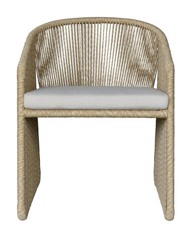 Murano Outdoor Wicker Dining Chair - Cream