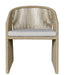 Murano Outdoor Wicker Dining Chair - Cream