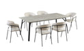 Stonehaven 7 Piece Dining Set - Grey Stone