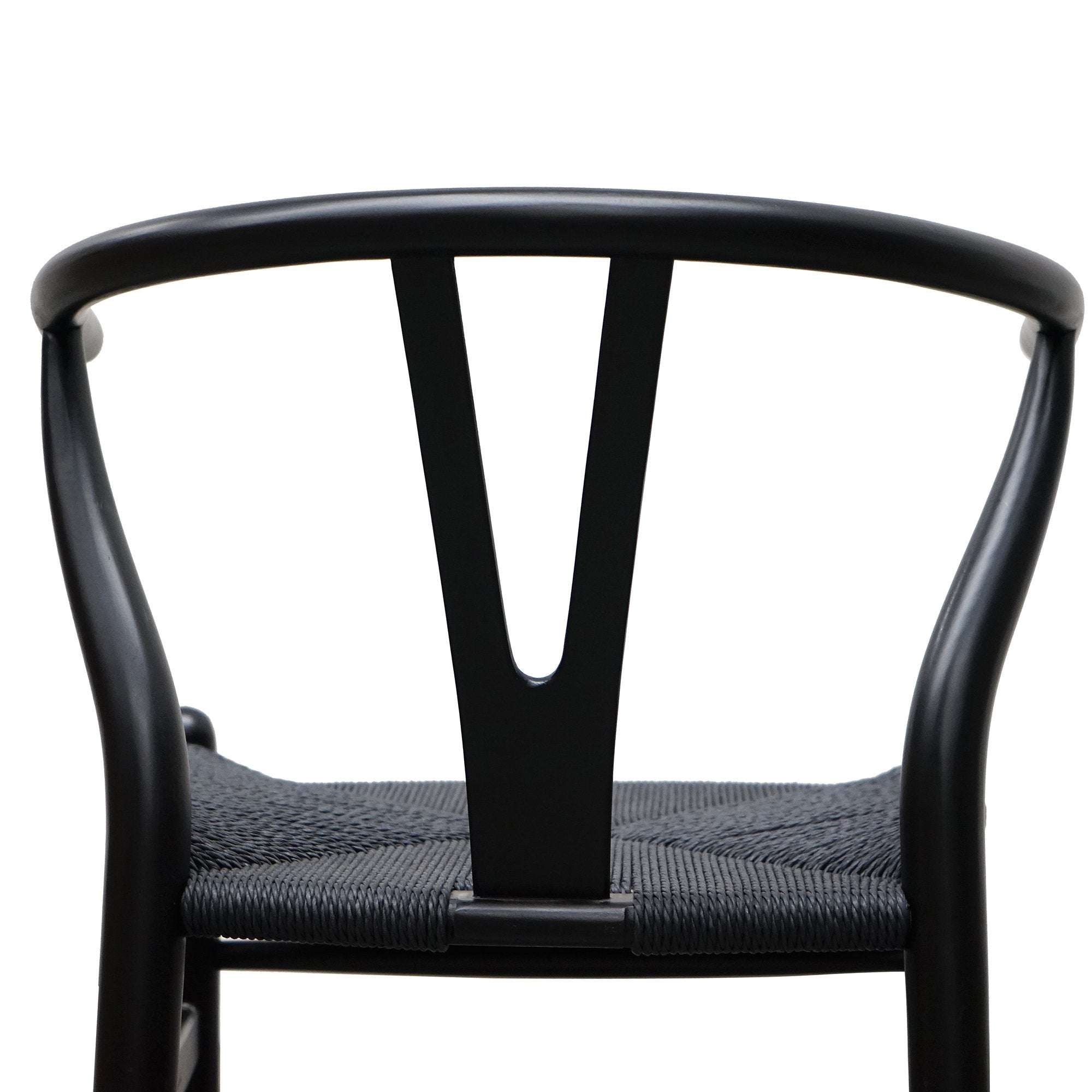 Set of 2 - Harper Wooden Dining Chair - Full Black