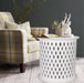 Tessera Round Side Table - White