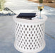 Tessera Round Side Table - White