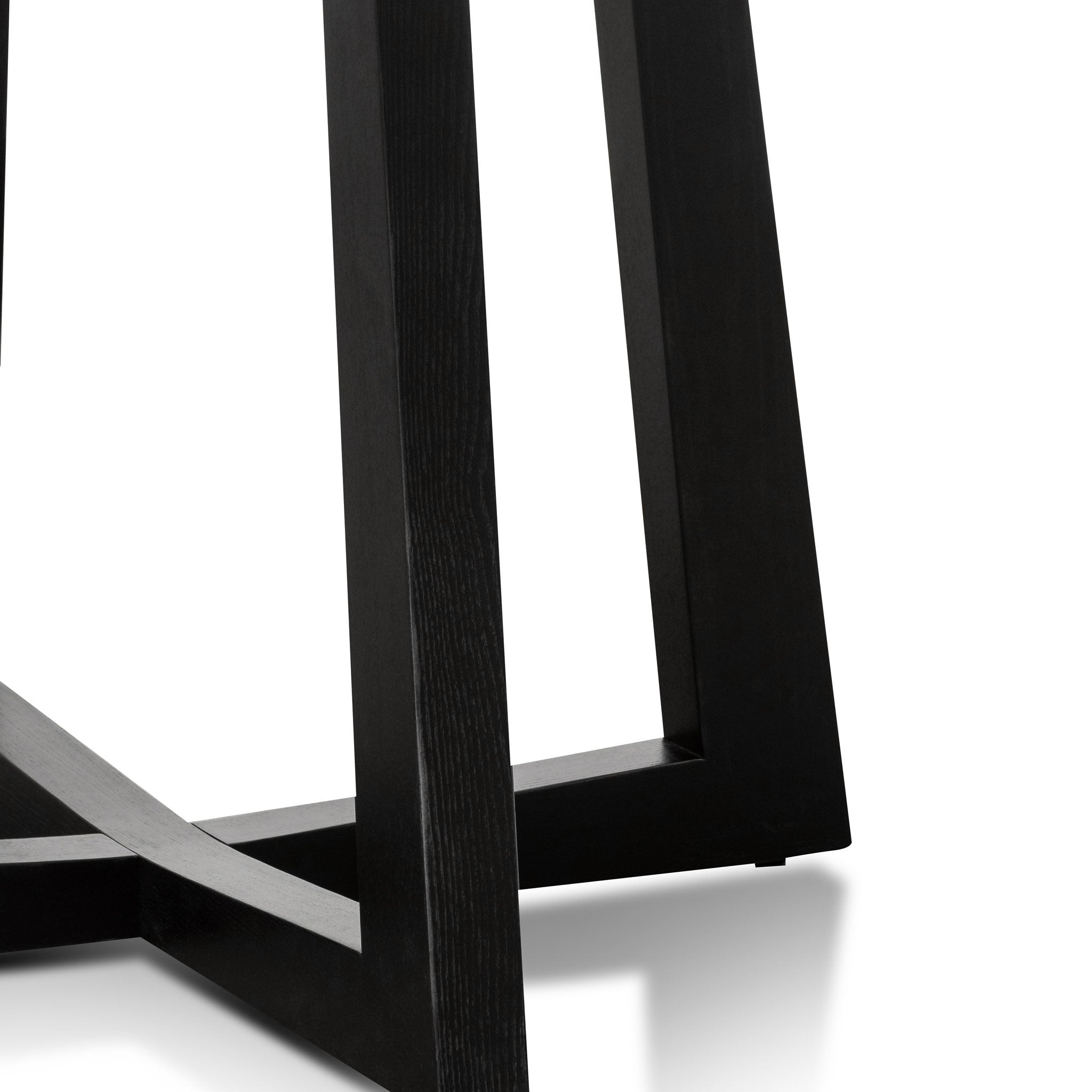 1.5m Round Marble Dining Table - Black