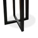 1.15m Round Marble Dining Table - Black Base - image 4
