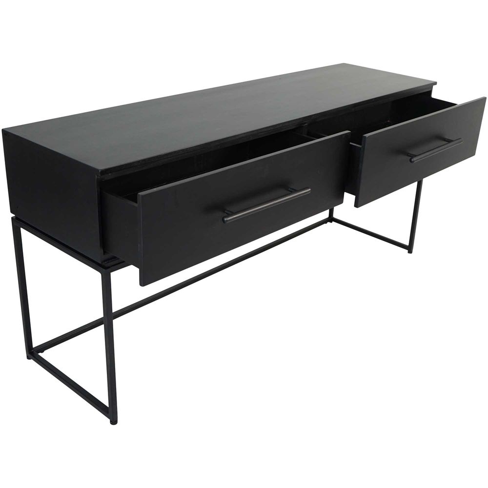 Manly Console Table - Black
