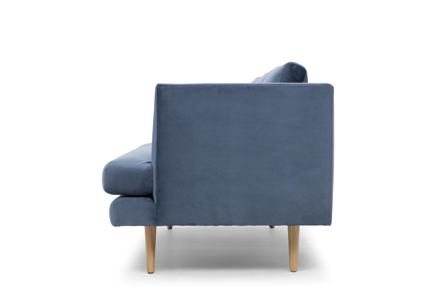Sigrid 3 Seater Fabric Sofa - Dust Blue