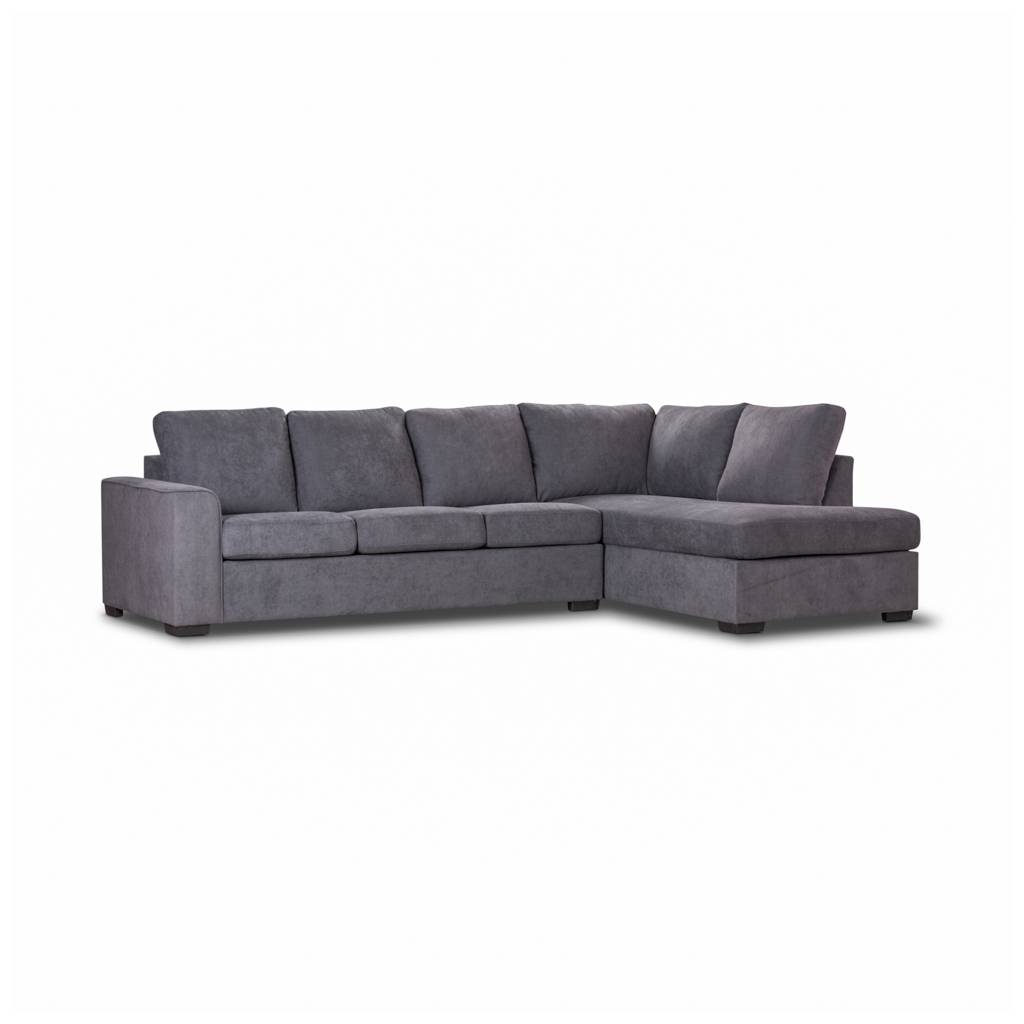 Kathryn Fabric 3 Seater Sofa Bed With Right Chaise